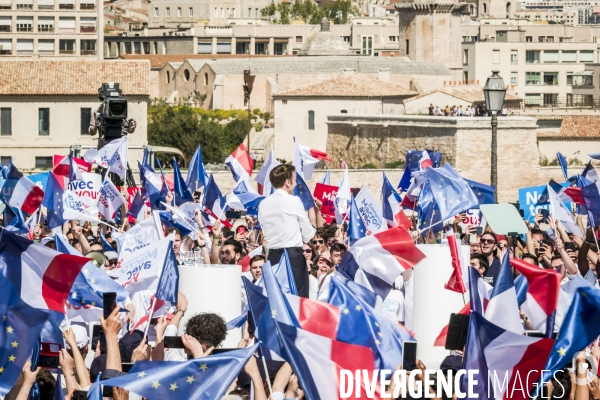 Macron à Marseille - Meeting d entre-deux-tours