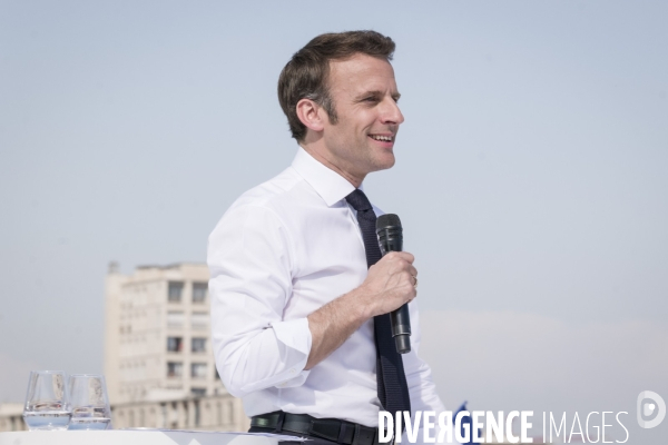 Macron à Marseille - Meeting d entre-deux-tours