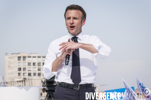 Macron à Marseille - Meeting d entre-deux-tours