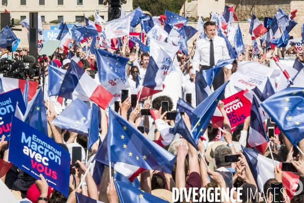 Macron à Marseille - Meeting d entre-deux-tours