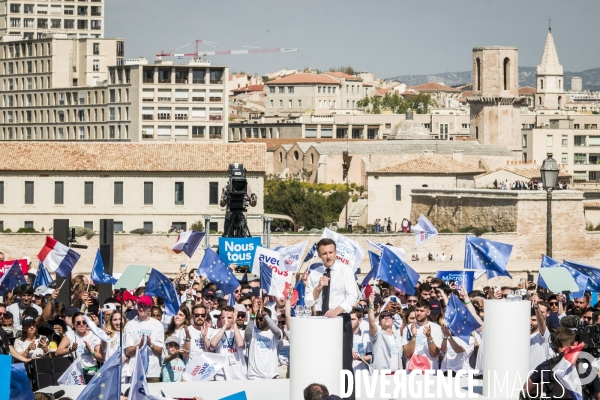 Macron à Marseille - Meeting d entre-deux-tours