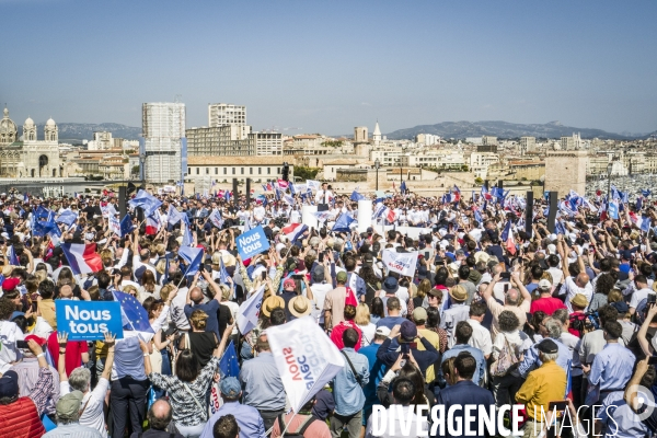 Macron à Marseille - Meeting d entre-deux-tours