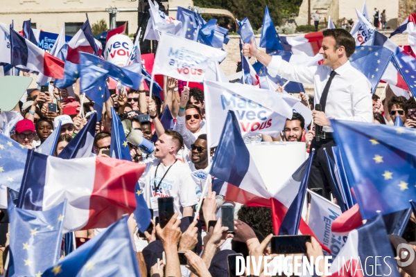 Macron à Marseille - Meeting d entre-deux-tours