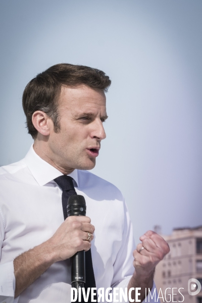 Macron à Marseille - Meeting d entre-deux-tours