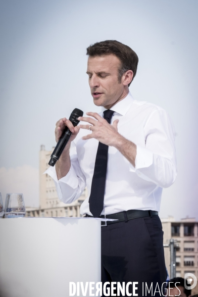 Macron à Marseille - Meeting d entre-deux-tours