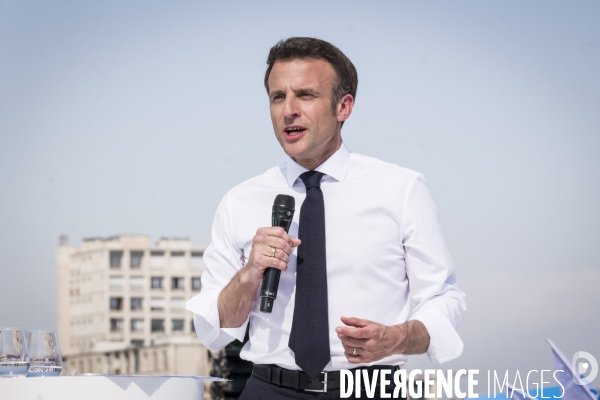 Macron à Marseille - Meeting d entre-deux-tours