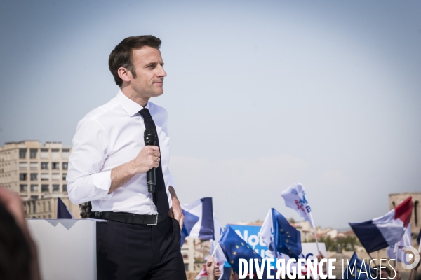 Macron à Marseille - Meeting d entre-deux-tours