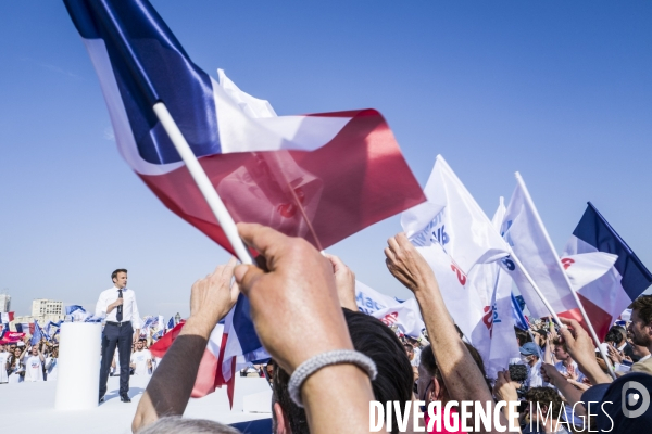 Macron à Marseille - Meeting d entre-deux-tours