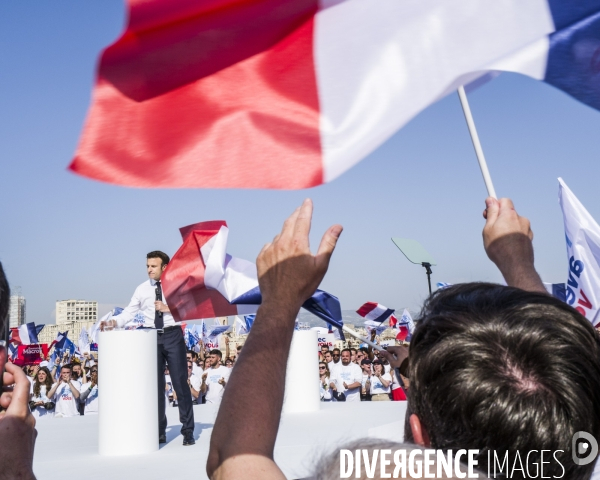 Macron à Marseille - Meeting d entre-deux-tours