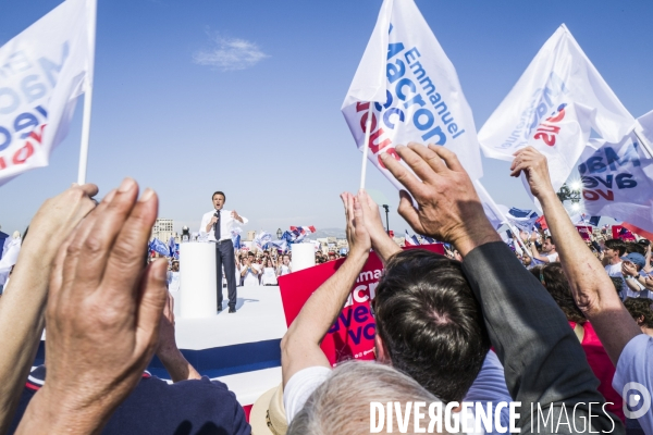 Macron à Marseille - Meeting d entre-deux-tours