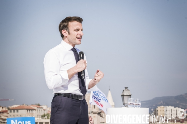 Macron à Marseille - Meeting d entre-deux-tours