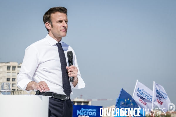 Macron à Marseille - Meeting d entre-deux-tours