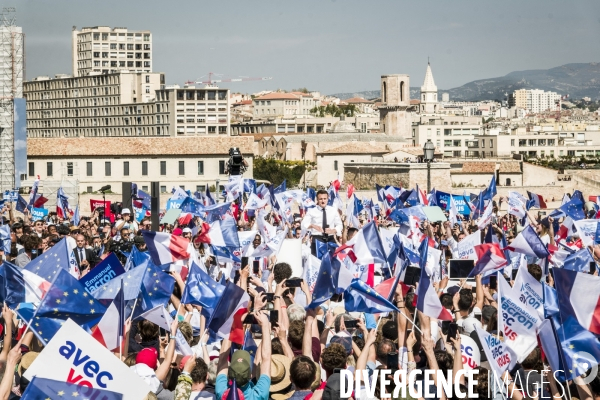 Macron à Marseille - Meeting d entre-deux-tours