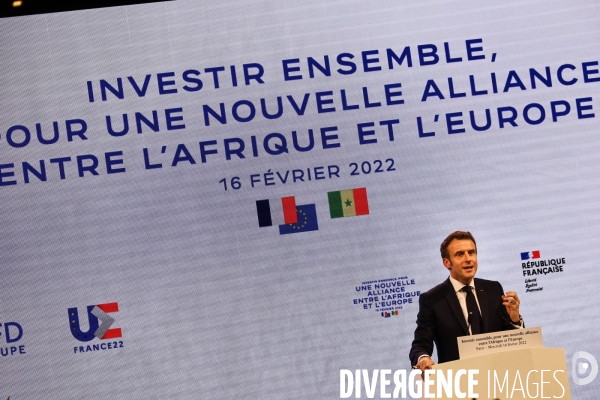 Emmanuel Macron - Conference pour une Alliance entre l Afrique et l Europe