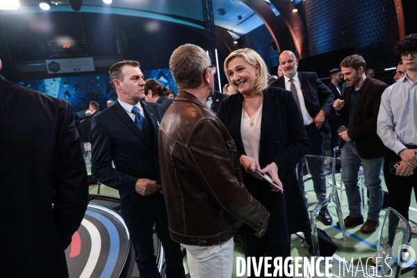 Marine le pen - bfm tv - la france dans les yeux