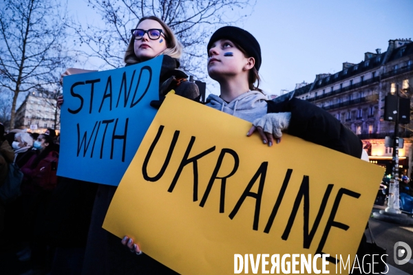 Rassemblement parisien pour l ukraine