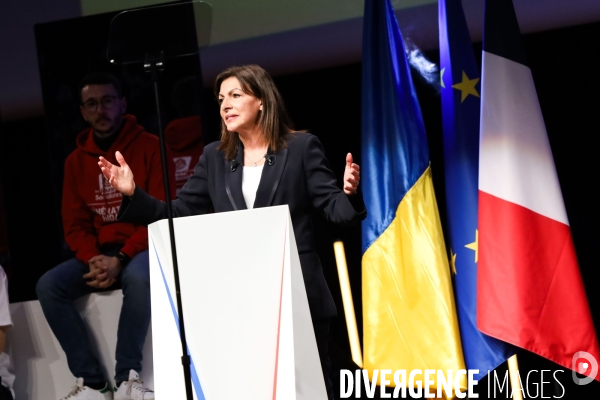 Anne Hidalgo - Meeting en soutien au peuple Ukrainien