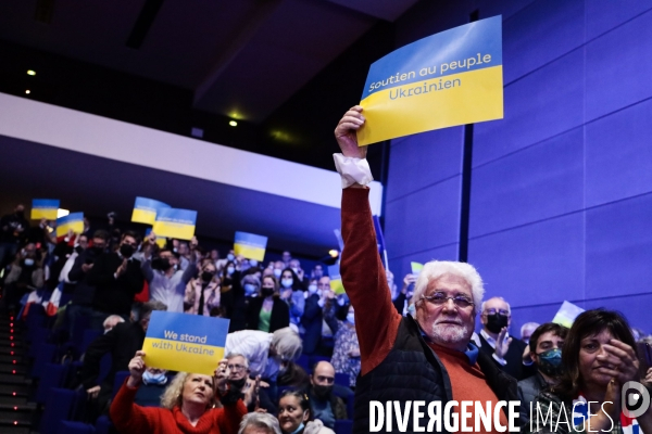 Anne Hidalgo - Meeting en soutien au peuple Ukrainien