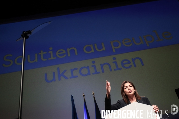 Anne Hidalgo - Meeting en soutien au peuple Ukrainien