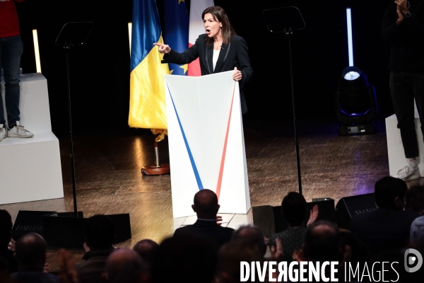 Anne Hidalgo - Meeting en soutien au peuple Ukrainien