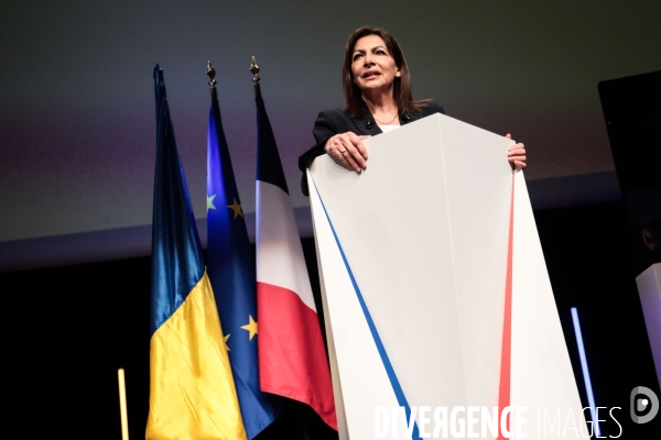 Anne Hidalgo - Meeting en soutien au peuple Ukrainien