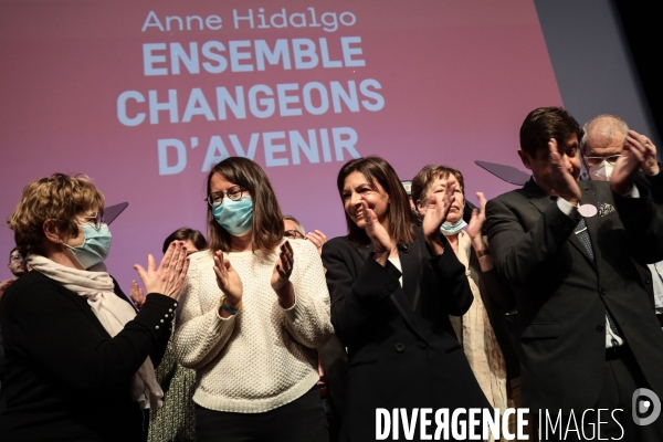 Anne Hidalgo - Meeting en soutien au peuple Ukrainien