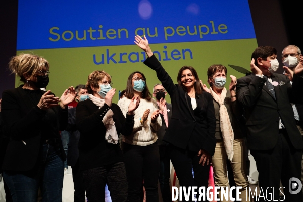 Anne Hidalgo - Meeting en soutien au peuple Ukrainien