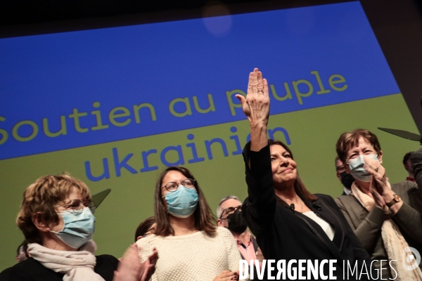 Anne Hidalgo - Meeting en soutien au peuple Ukrainien