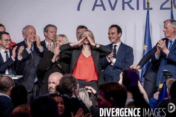 Dernier meeting de Valérie Pécresse avnt le 1er tour de l élection présidentielle/