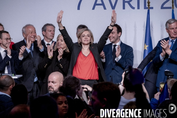 Dernier meeting de Valérie Pécresse avnt le 1er tour de l élection présidentielle/