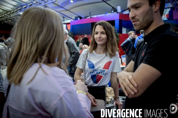 Dernier meeting de Valérie Pécresse avnt le 1er tour de l élection présidentielle/