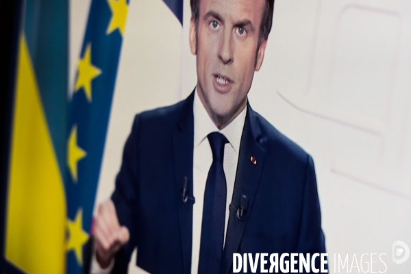 Emmanuel macron sur la guerre en ukraine