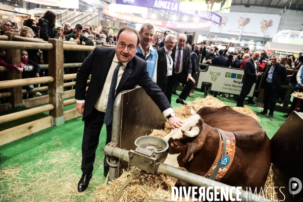 Hollande au salon de l Agriculture