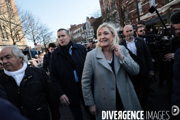 Marine le pen dans le nord