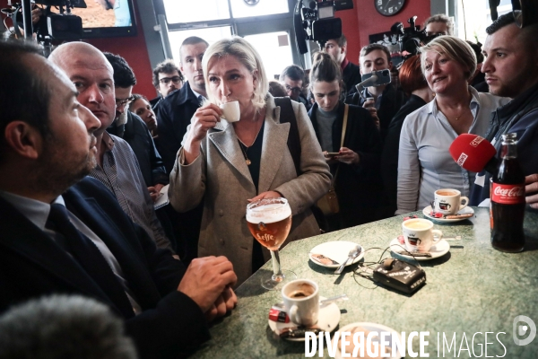 Marine le pen dans le nord