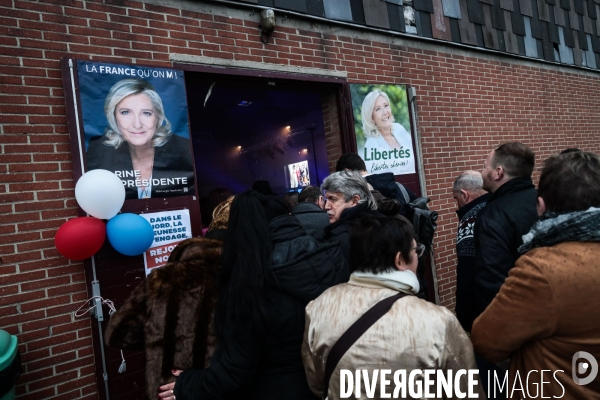 Marine le pen dans le nord