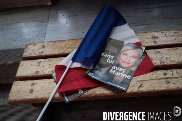 Marine le pen dans le nord