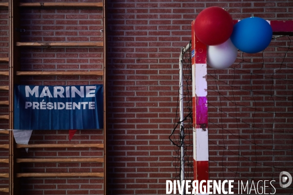 Marine le pen dans le nord