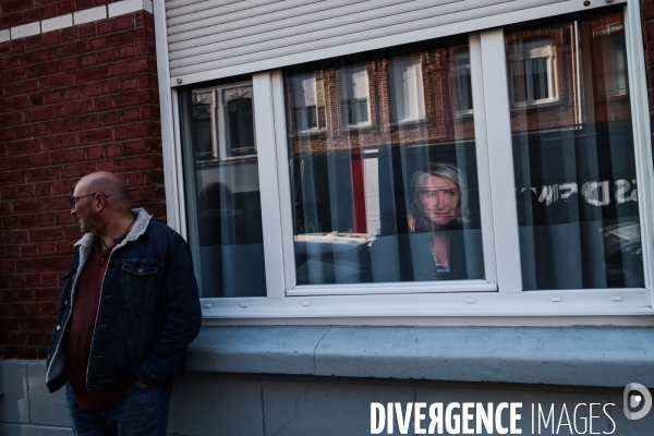 Marine le pen dans le nord