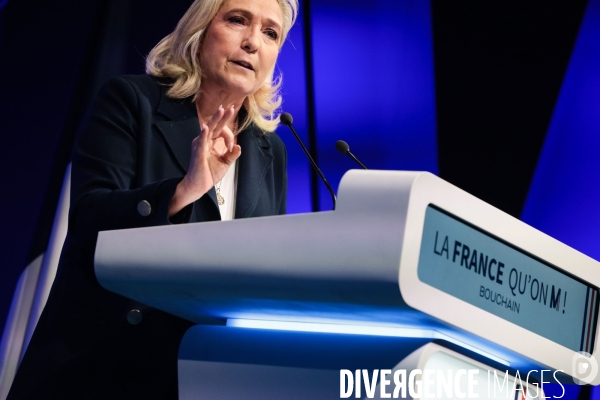 Marine le pen dans le nord