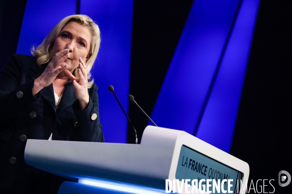 Marine le pen dans le nord