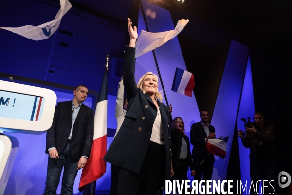 Marine le pen dans le nord