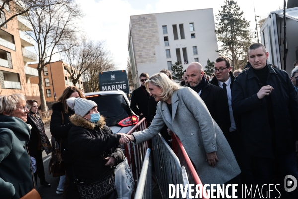 Marine Le Pen dans le Nord