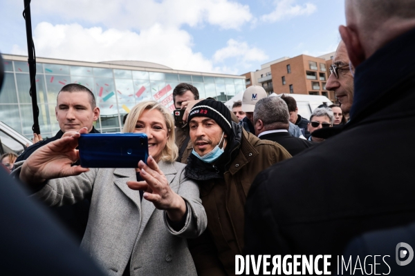 Marine Le Pen dans le Nord