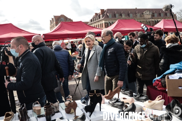 Marine Le Pen dans le Nord