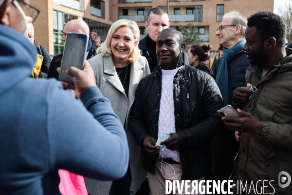 Marine Le Pen dans le Nord