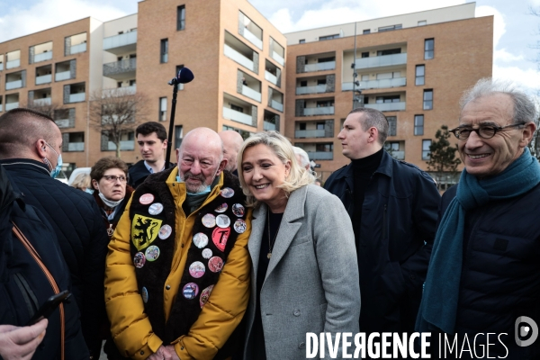 Marine Le Pen dans le Nord