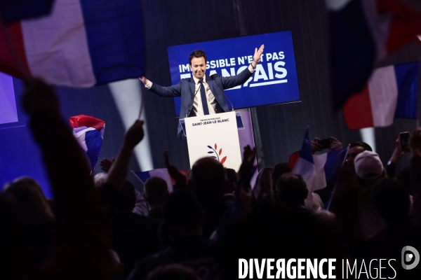 Meeting de Marion Marechal Le Pen et Guillaume Peltier