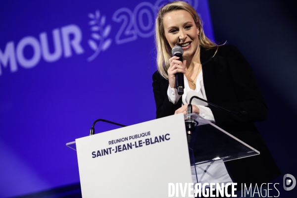 Meeting de Marion Marechal Le Pen et Guillaume Peltier