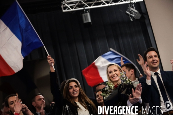 Meeting de Marion Marechal Le Pen et Guillaume Peltier